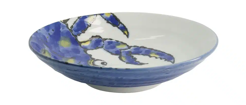 Tokyo Design Studio - Sea Food - Tiefer Teller – Blau – Krabbe