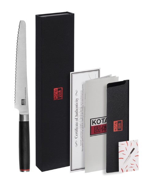 Kotai Knife Serrated Bread Knife Black Box