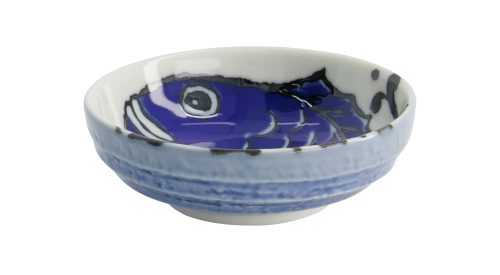 Tokyo Design Studio - Seafood - Sausschaaltje - Baars - Blauw -150ml - 9,5x3cm