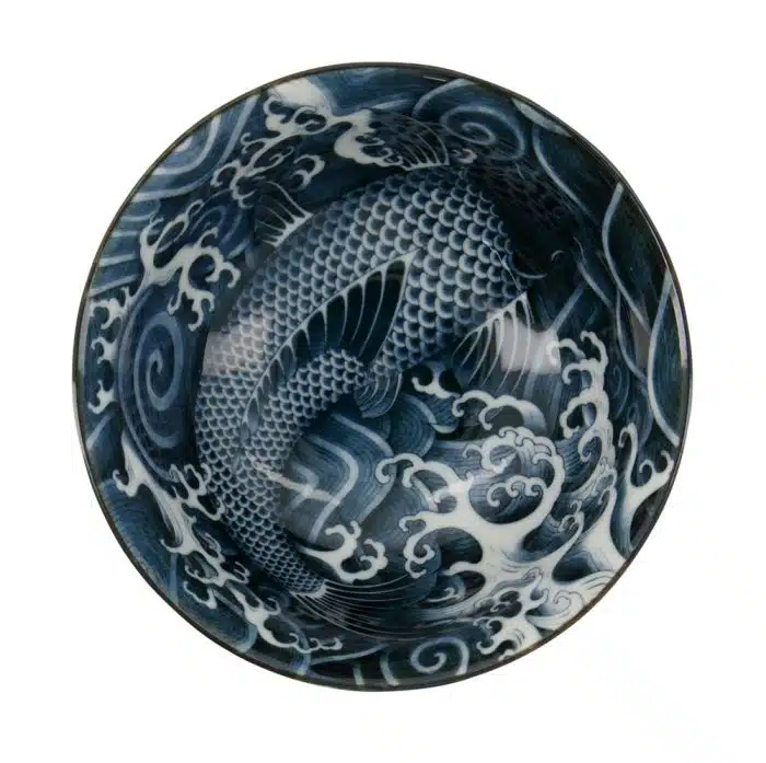 Tokyo Design Studio – Japonism – Carp – Tayo Schale – Schwarz – 350 ml – 12,7 x 6,8 cm – Bild 2