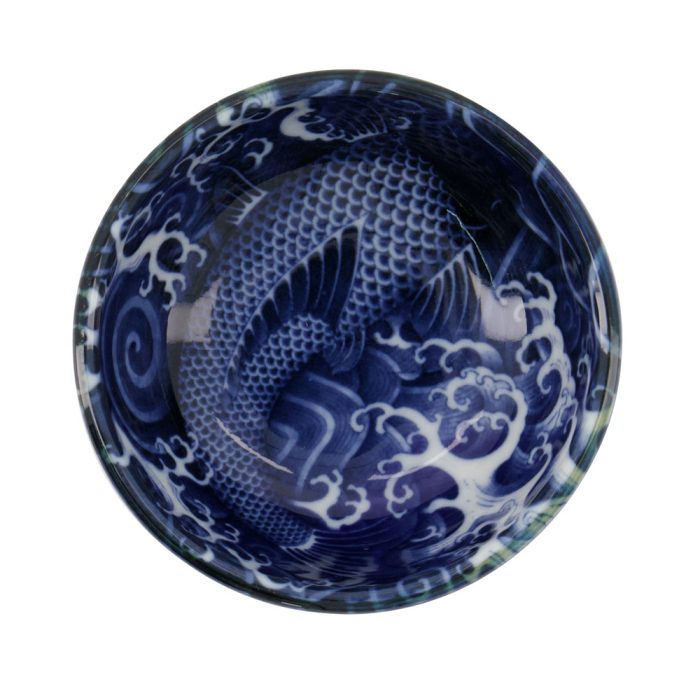 Tokyo Design Studio – Japonism Carp – Schale – Blau – 8,7 x 3,7 cm, 95 ml – Bild 2
