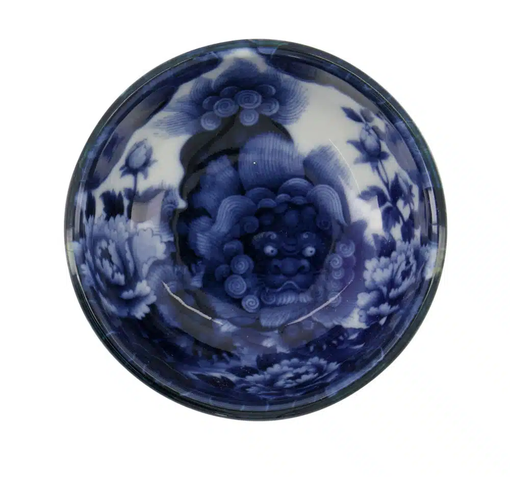 Tokyo Design Studio - Japonism Lion - Saucenteller - Blau - 8.7x3.7cm 95ml – Bild 2