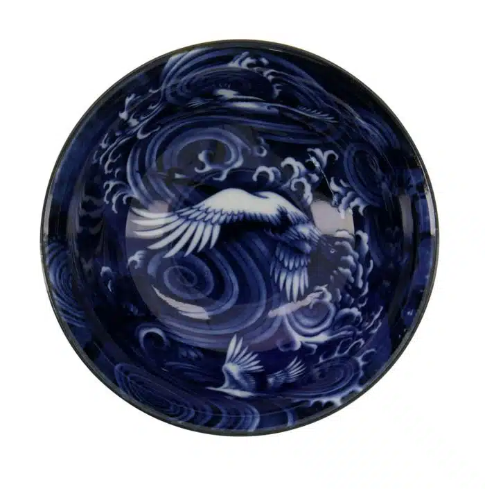Tokyo Design Studio – Japonism Crane – Tayo Schale – Blau – 12,7 x 6,8 cm, 350 ml – Bild 2