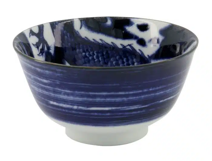 Tokyo Design Studio - Japonism Dragon - Reisschale - Blau - 12.7x6.8cm – Bild 2