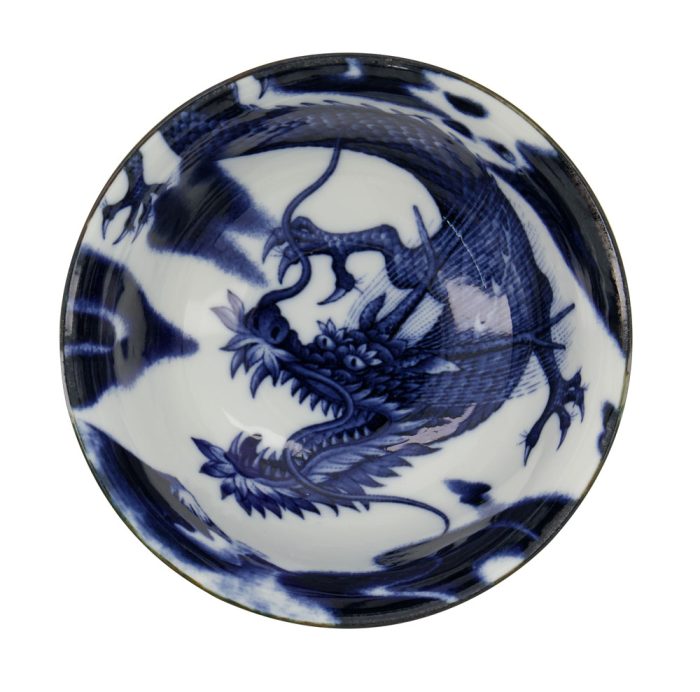 Tokyo Design Studio – Japonismus-Drache – Tayo-Schale – Blau – 12,7 × 6,8 cm 350 ml – Bild 2