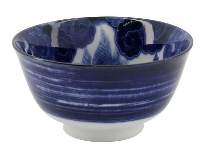 Tokyo Design Studio – Japonism Lion – Tayo Schale – Blau – 12,7×6,8 cm 350 ml