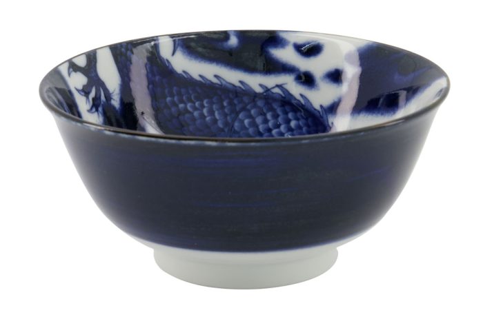 Tokyo Design Studio – Japonism Dragon – Tayo Schale – Blau – 14,7 x 7,6 cm 500 ml