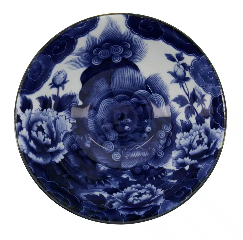 Tokyo Design Studio – Japonism Lion – Ramenschale – Blau – 17,8 x 8,8 cm 1000 ml – Bild 2
