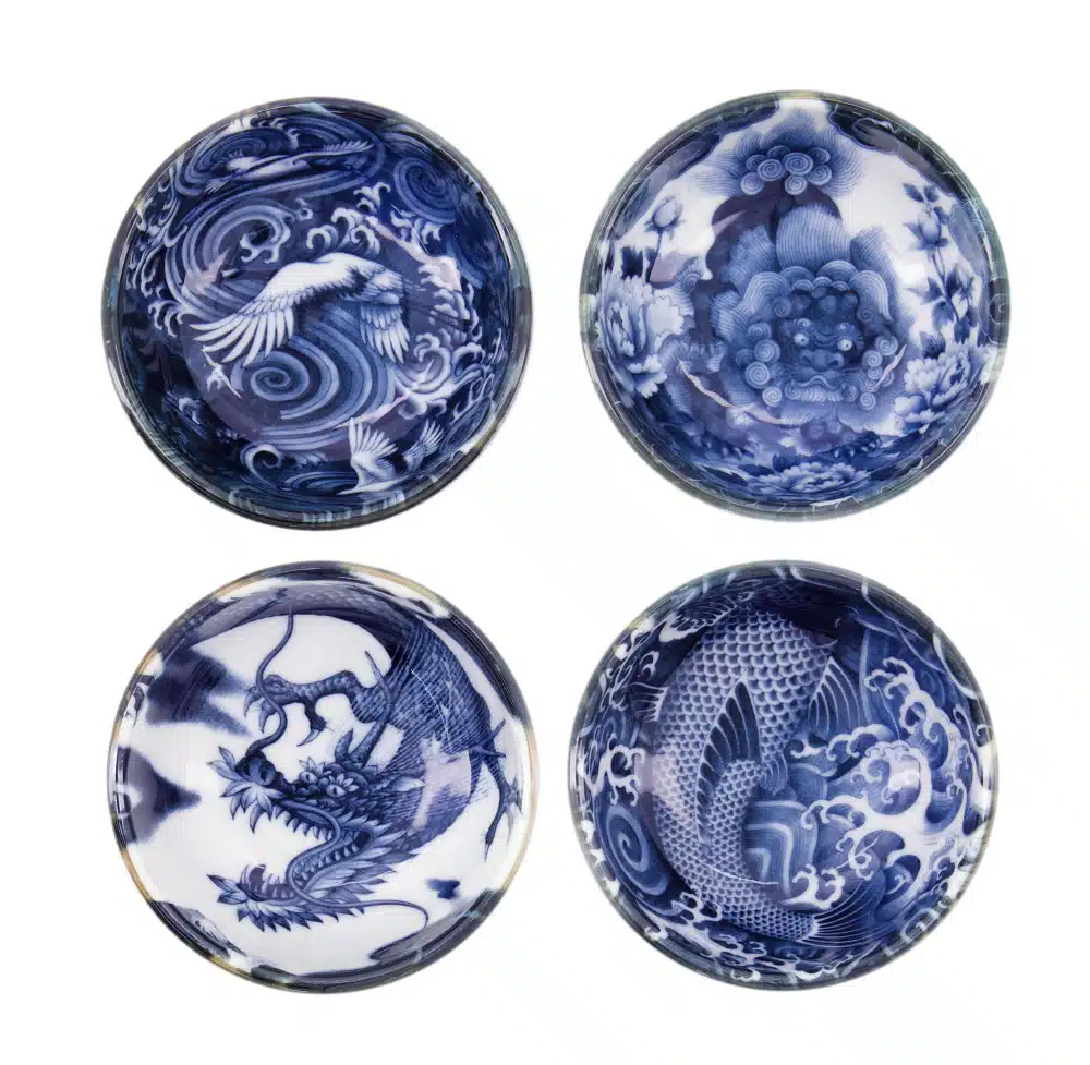 Tokyo Design Studio - Japonism - Saucenschalen - Set mit 6 Stück - 95ml - 8.7x3.7cm