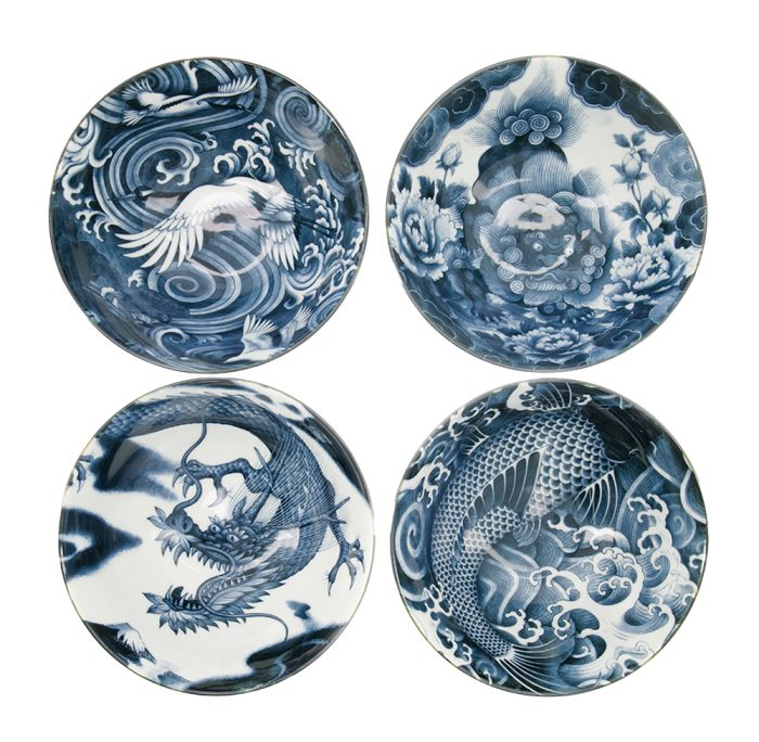 Tokyo Design Studio - Japonism - Ramenschalen - 4er-Set - 1000 ml - Schwarz - 17.8x8.8cm – Bild 2