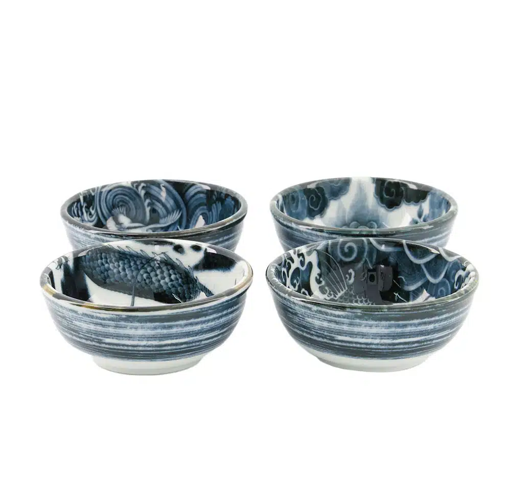 Tokyo Design Studio - Japonism - Saucenschalen - Set mit 6 Stück - 95ml - 8.7x3.7cm – Bild 2