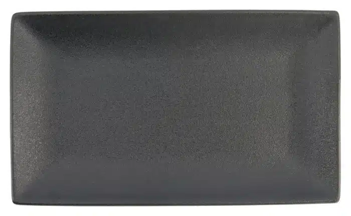 Tokyo Design Studio – Yuzu Black – Rechteckiger Teller – Schwarz – 27,1 x 16,1 x 2,4 cm – Bild 2