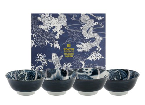 Japonism Small Tayo Bowl Set4 14.7x6.9cm