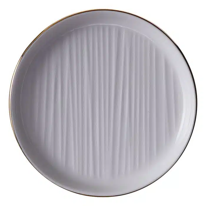 Tokyo Design Studio – Nippon White – Teeuntertasse – Linien – 9 x 1,5 cm