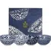 Tokyo Design Studio - Mixed Bowls - Tayokommen Set - 4 Stuks - 15x7cm - 550ml