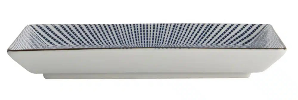 Tokyo Design Studio – Sendan Blue – Sushi-Teller – 17,5 x 11,5 x 2,5 cm – Bild 2