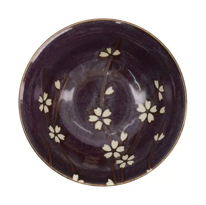 Tokyo Design Studio – Mixed Bowls – Tayo Bowl – Sosyun Hana Purple – 14,8×6,8 cm 550 ml – Bild 2