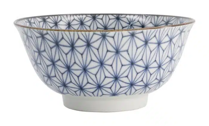 Tokyo Design Studio – Gemischte Schalen – Tayo Schale – Asanoha Navy – 14,8×6,8 cm 550 ml – Bild 2