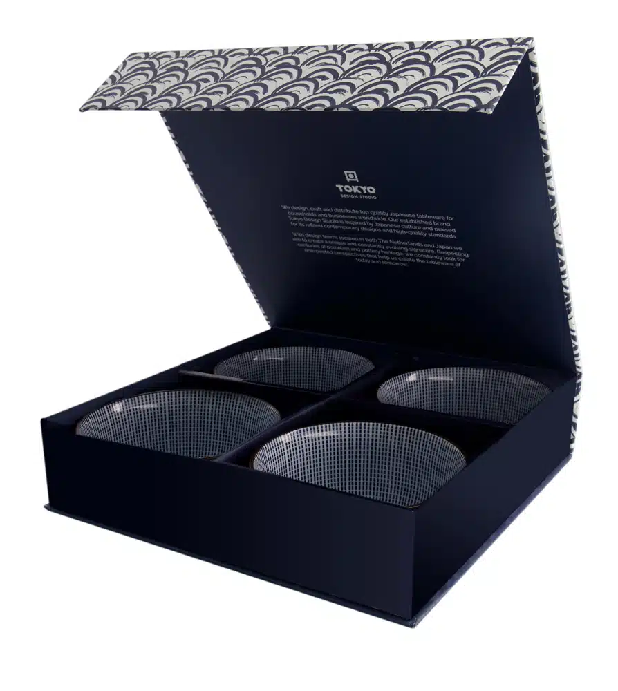 Tokyo Design Studio – Sendan Tokusa – Tayo Schalen-Set – 4 Stück – 500 ml – Bild 2