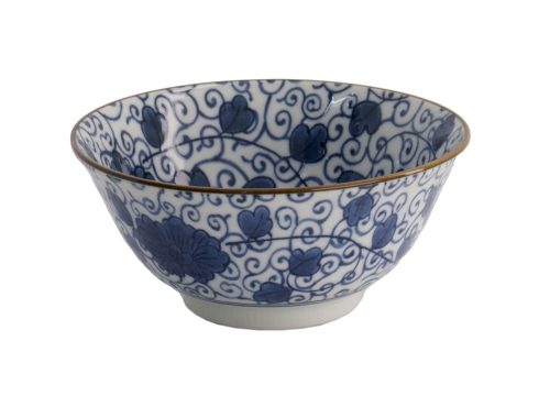 Tokyo Design Studio – Mixed Bowls – Tayo Kom – Kosome Karakusa – 14.8×6.8cm 550ml