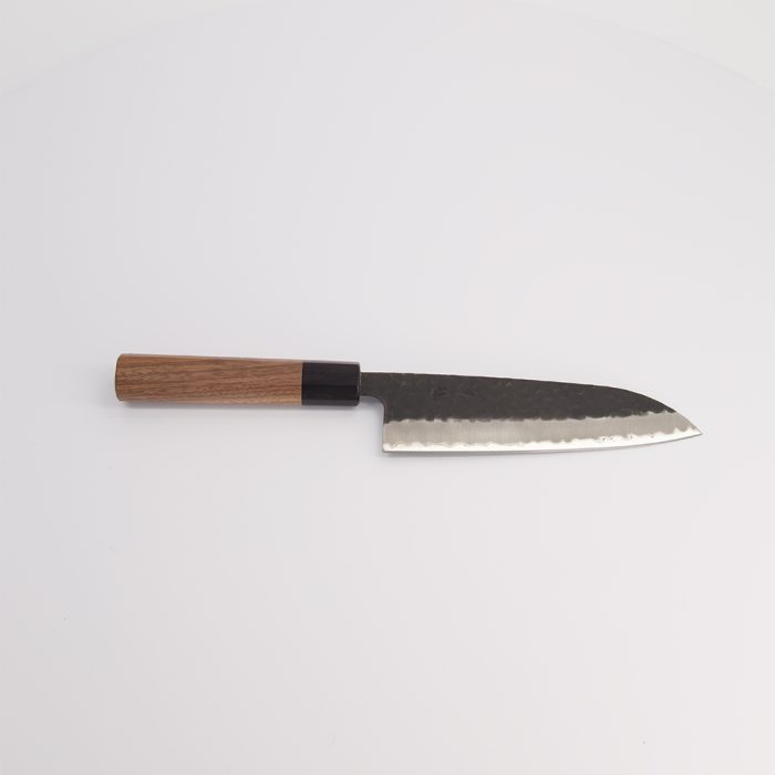 Ishizuchi Mes - Blue2 - Aogami Super Kurohada Stainless Santoku - 16.5cm