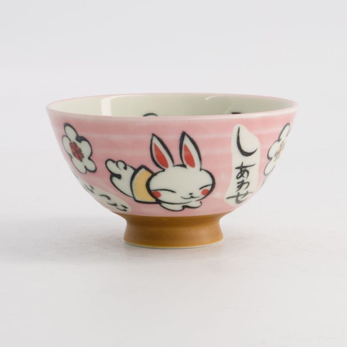 Tokyo Design Studio - Kawaii - Reisschale - Hase - Grün - 11,5×6cm 300ml – Bild 2