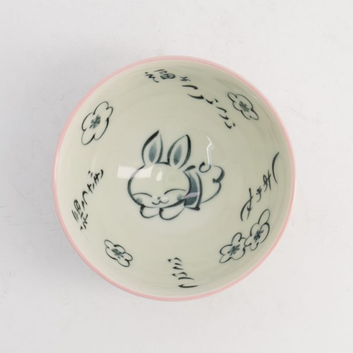 Tokyo Design Studio - Kawaii - Reisschale - Hase - Grün - 11,5×6cm 300ml – Bild 3