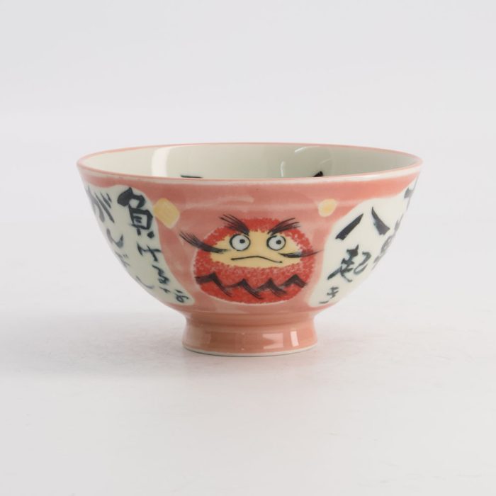 Tokyo Design Studio - Kawaii - Reisschale - Daruma - Pink - 11,5×6cm 300ml – Bild 2