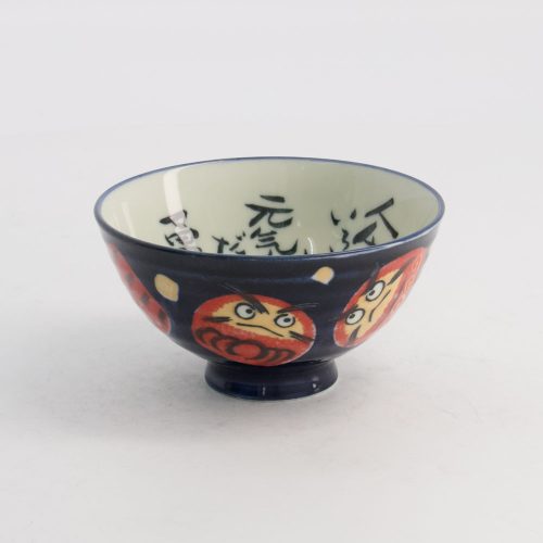 Tokyo Design Studio – Kawaii – Rijstkom – Daruma – Blauw – 11.5×6cm 300ml