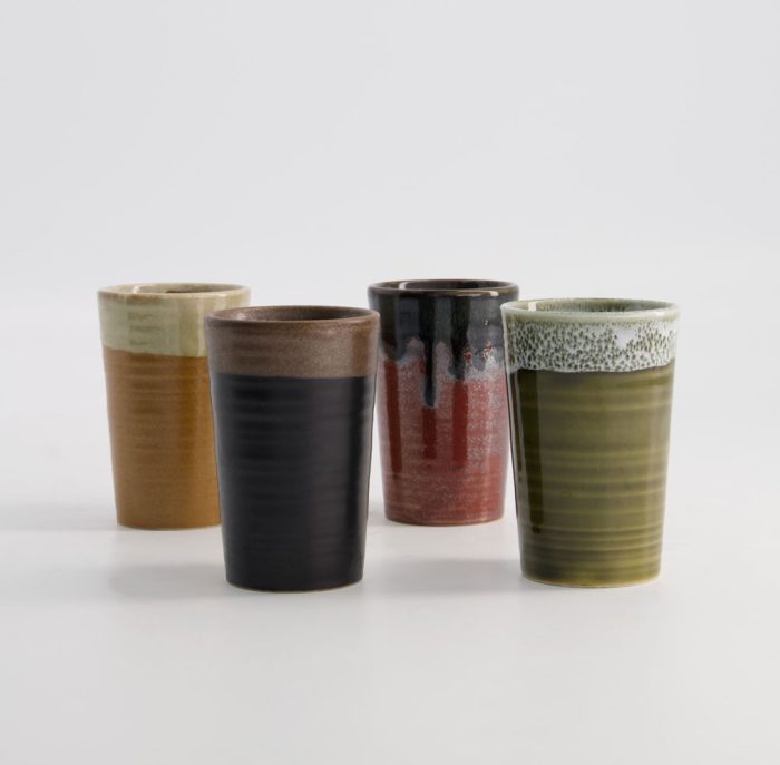 Tokyo Design Studio Teetassen Geschenkset 4tlg 5,3x8,3cm 160ml