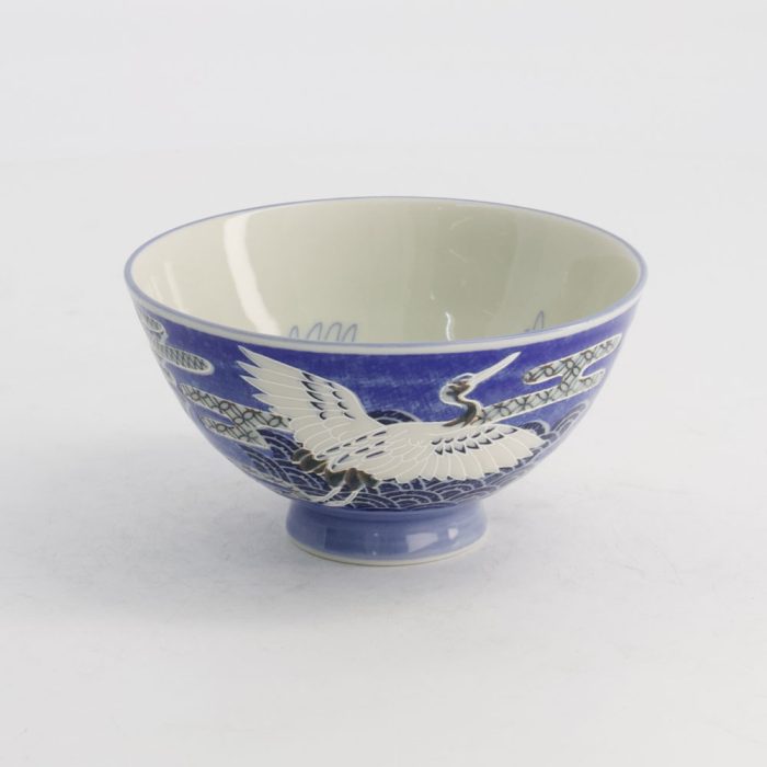 Tokyo Design Studio Kawaii Reisschüssel-Kranich 11,5x6cm 300 ml Blau