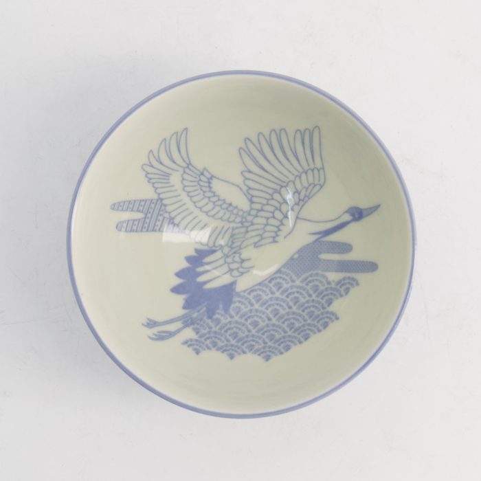 Tokyo Design Studio Kawaii Reisschüssel-Kranich 11,5x6cm 300 ml Blau – Bild 2