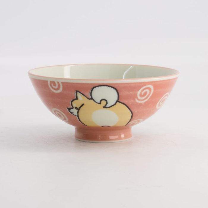 Tokyo Design Studio Kawaii Reisschale Shiba-Dog 14,5x6,5cm 500ml Pink