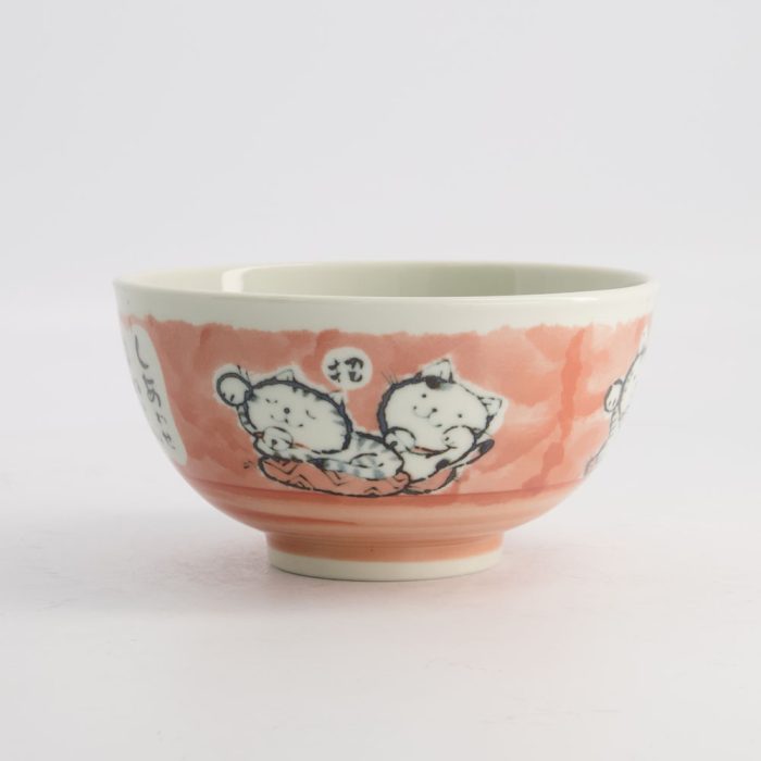 Tokyo Design Studio Kawaii Reisschale Katze Neko 13x8cm 400ml – Bild 3