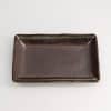 Tokyo Design Studio - Large Plates - Rechteckiger Teller - Mino Mashiko Schwarz - 21x13.5x2.8cm – Bild 2