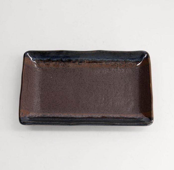 Tokyo Design Studio - Large Plates - Rechteckiger Teller - Masiko Kinyo - Schwarz - 21x13,5x2,8 cm – Bild 2