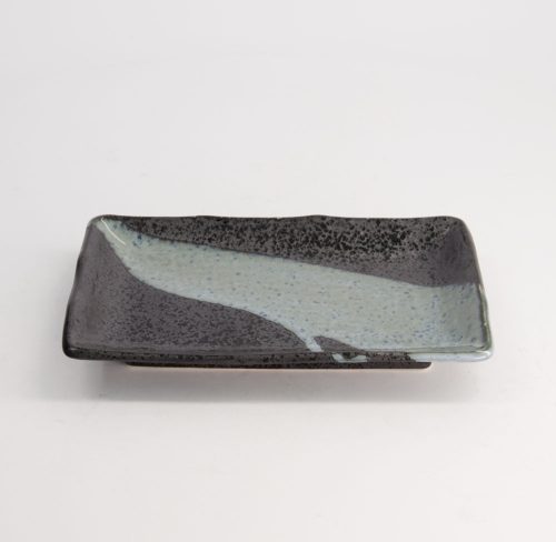 Tokyo Design Studio - Large Plates - Rechthoekig Bord - Kuroao Nagashi - 21x13.5x2.8cm