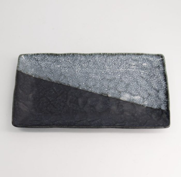 Tokyo Design Studio - Large Plates - Rechteckiges Teller - Hyosho - Schwarz - 28.5x12.5x2.5cm – Bild 2
