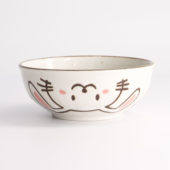 Tokyo Design Studio - Kawaii - Rabbit Usagi - Schüssel -13,2x5,3cmh 36oml Rosa