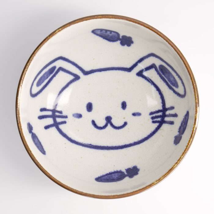 Tokyo Design Studio - Kawaii Rabbit Usagi Schüssel - 16x6,3cmh 600ml Blau – Bild 3