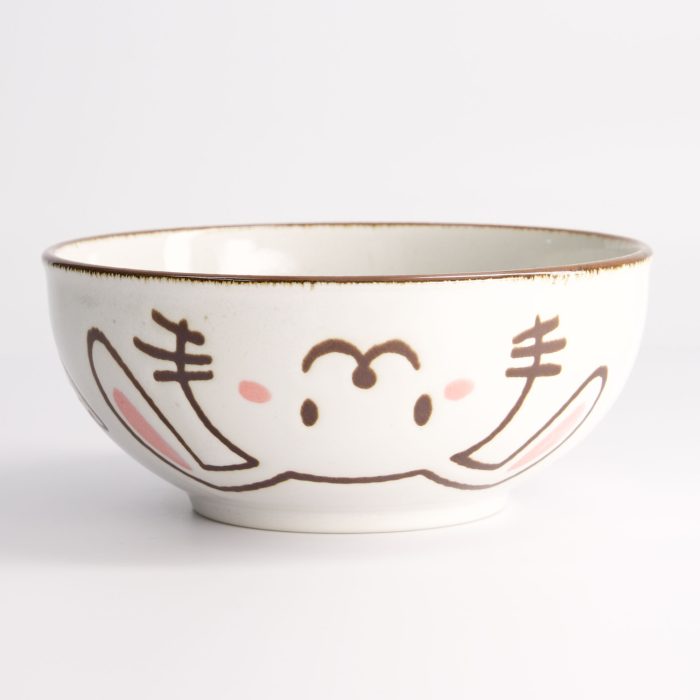 Tokyo Design Studio - Kawaii Rabbit Usagi Schüssel - 16x6,3cmh 600ml Blau