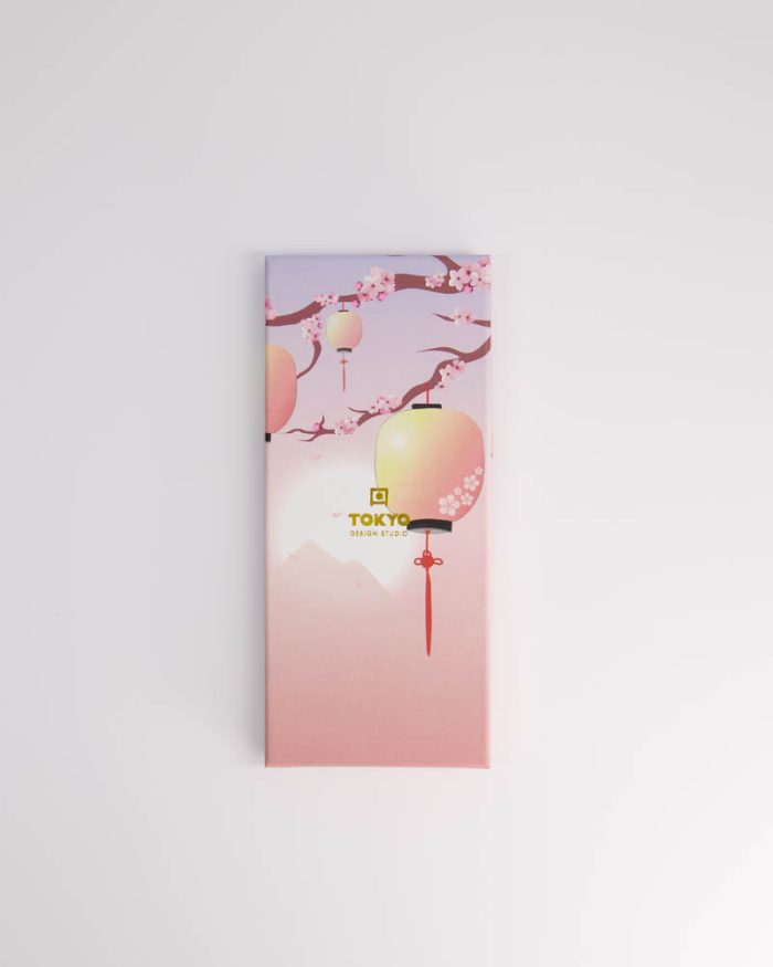 Tokyo Design Studio – Essstäbchen-Geschenkset – Rosa Laterne – Bild 2