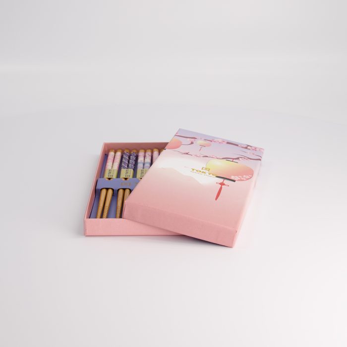 Tokyo Design Studio – Essstäbchen-Geschenkset – Rosa Laterne – Bild 3