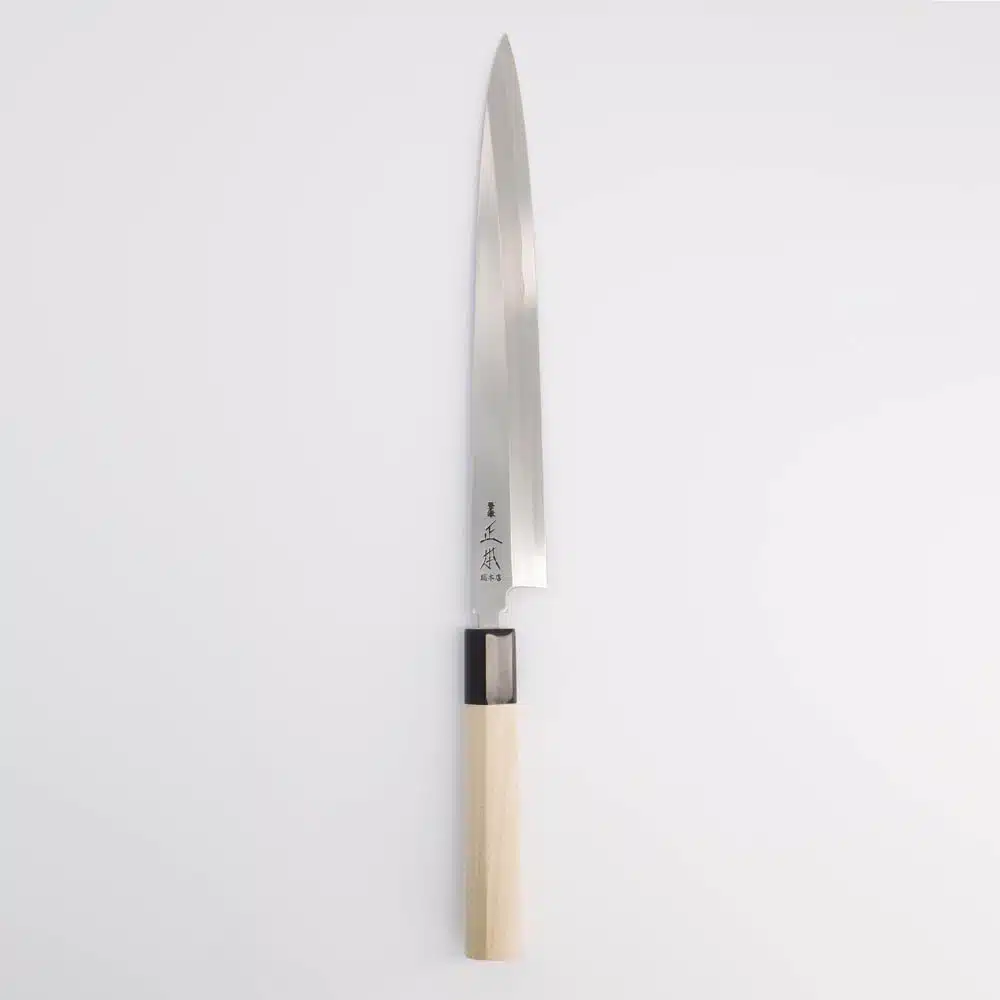 Messer Masamoto Tokyo Kohlenstoffstahl Yanagi 24 cm – Bild 4