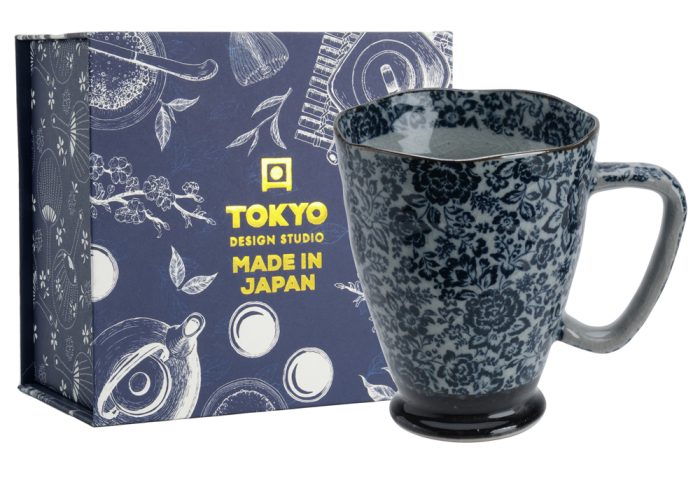 Tokyo Design Studio Tassen-Geschenkset, 9 x 11 cm, 400 ml, englische Rose