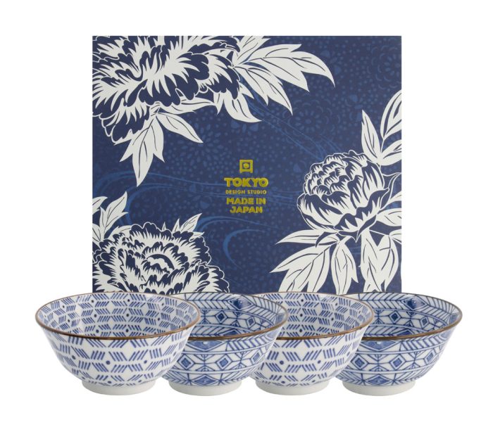 Tokyo Design Studio Schalen Geschenkset 14,8x6,8cm 550ml 4tlg