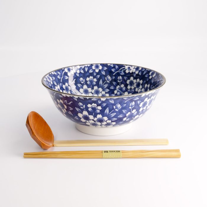 Tokyo Design Studio - Tokyo Blue - Sakura - Ramen-Schüssel - Geschenkset - 3 Stück - 1300 ml – Bild 6