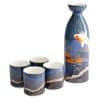 Tokyo Design Studio - Kawaii - Sake-Set - 4 Tassen - 1 Sake-Flasche - 220/50 ML – Bild 2