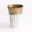 Tokyo Design Studio - Craft Teacup - Zwart/Goud - Wit Streep