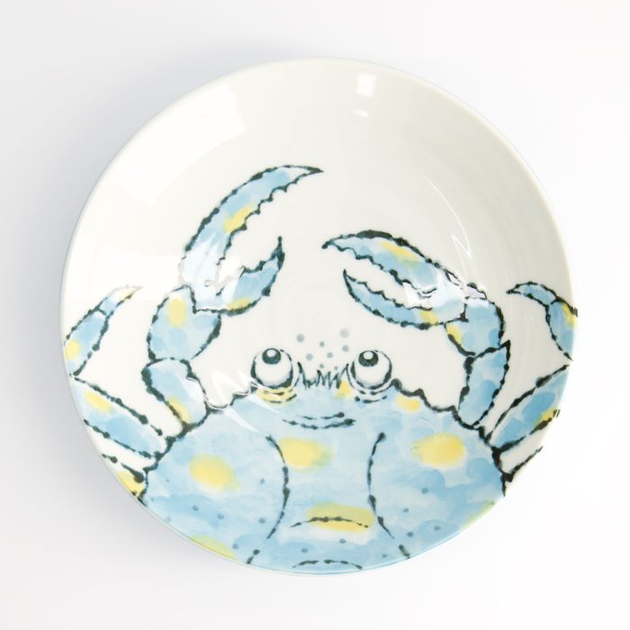 Tokyo Design Studio – Seafood - Teller - Krabbe - Blau - 21,7x5,2cm - 900ml – Bild 2